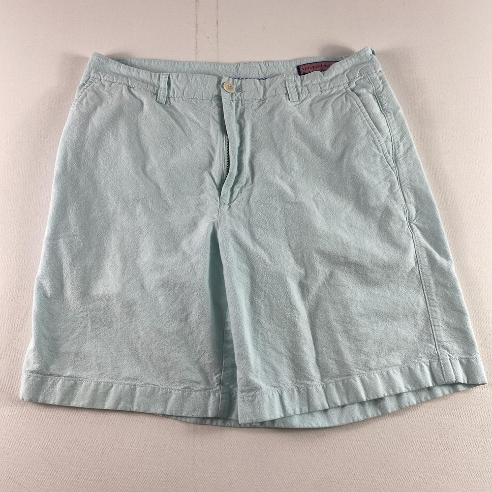 Vineyard Vines Shorts Mens 35 Blue Classic Chino Lightweight 8" Inseam‎